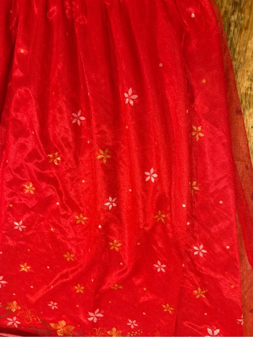 Disney Princess Holiday Snowflake Nightgown Size 8